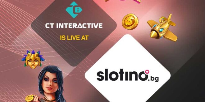 CT Interactive的独特内容目前由Slotino包网上线
